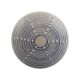 Slate Blue Stripe Flat Ceramic Drawer Knob
