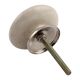 Brown Stripe Flat Ceramic Drawer Knob