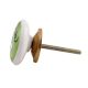 Diva Pea Green Ceramic Flat Dresser Knob Online