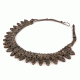Silver Oxidized Indian Tribal Choker Necklace