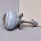 Light Grey White Knob