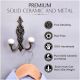 Solid Cream Ceramic Iron Hooks