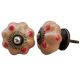 Beige Red Dotted Melon Knob