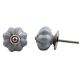 Light Grey Medium Silver Line Knob