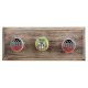 Mix Multicolor Ceramic Flat Wooden Hooks