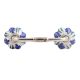 Royal Floral Ceramic Bridge Handle