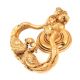 Golden Dragon Face Door Knocker
