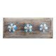 Mexican Heather Flower Ceramic Wooden Hooks