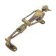 Dhokra Brass Man with Drum Door Handle