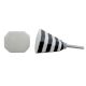 White & Black Resin Knob