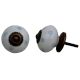 White Light Grey Ceramic Knob