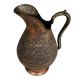 Vintage Floral Leafy Pattern Engraved Copper Water Jug