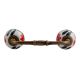 Mini Carnation Ceramic Bridge Handle