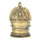 Bronze Oil Lamp with Lakshmi Motif