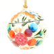White Floral Hanging Decor For Christmas Tree Handmade Paper Mache Ball Ornaments