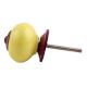 Solid Yellow Purple Fitting Ceramic Knob