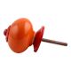 Solid Orange Red Fitting Ceramic Knob