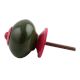 Olive Round Pink Fitting Ceramic Knob