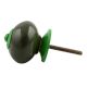 Olive Round Green Fitting Ceramic Knob