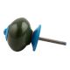Olive Round Turquoise Fitting Ceramic Knob