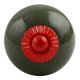 Olive Round Red Fitting Ceramic Knob