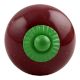 Cherry Solid Round Green Fitting Ceramic Knob