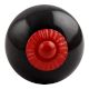 Black Round Red Fitting Ceramic Knob