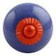 Slate Blue Orange Fitting Ceramic Knob