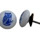 Blue Owl Flat Kids Drawer Knob