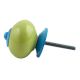 Lime Round Turquoise Fitting Ceramic Knob