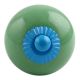 Solid Pea Green Turquoise Fitting Ceramic Knob
