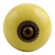 Solid Yellow Antique Fitting Ceramic Knob