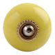 Solid Yellow Golden Fitting Ceramic Knob