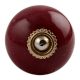 Solid Cherry Golden Fitting Cabinet Knob
