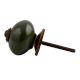 Olive Round Antique Fitting Ceramic Dresser Knob