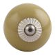 Spanish Olive Silver Fitting Ceramic Cabinet Knob Online