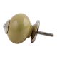 Spanish Olive Silver Fitting Ceramic Cabinet Knob Online