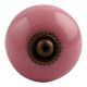 Pink Round Antique Fitting Ceramic Drawer Knob