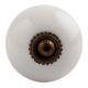 White Antique Fitting Ceramic Drawer Knob