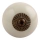 Cream Antique Fitting Ceramic Dresser Knob