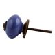Slate Blue Antique Fitting Ceramic Drawer Knob