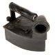 Coal Fired Clothes Press Cast Iron with Wooden Handle and Chimney