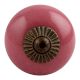 Dark Pink Antique Fitting Ceramic Drawer Knob