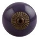 Purple Round Antique Fitting Ceramic Drawer Knob Online