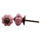 Pink Ceramic Knob Small