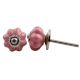 Pink Ceramic Knob Small