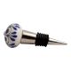 Black Blue Drop Ceramic Wine Stopper
