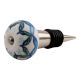 Green Leaves Ceramic Wine Stopper