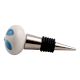 Light Blue Fan Ceramic Wine Stopper