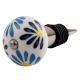 Blue Angel Ceramic Wine Stopper